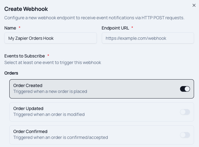 Connect TypeMenu to Anything with Webhooks and Zapier